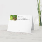 テラスのワイン カード (裏面)