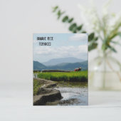 テラスの作業 ポストカード (スタンド正面)