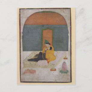 テラスの恋人たち，ガルフワール， c.1780-1800 ポストカード