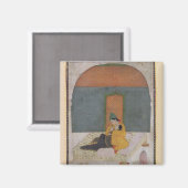 テラスの恋人たち，ガルフワール， c.1780-1800 マグネット (正面/裏面)