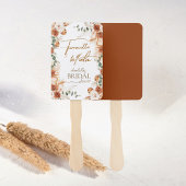 テラスはっきりしたコッタ&テキーラブライダルシャワーハンドファン ハンドファン