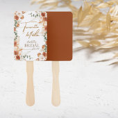 テラスはっきりしたコッタ&テキーラブライダルシャワーハンドファン ハンドファン