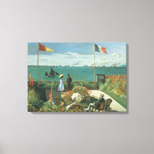 テラスアットザシーサイドバイクロードモネ キャンバスプリント