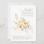テラスエレガントコッタフラワーズボホブライダルシャワー 招待状 (正面)