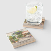 テラスオブザマナーハウスヨークウォーターカラーガーデン ストーンコースター (横)