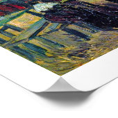 テラスカフェオンモンマルトルビンセントバンゴッホ ポスター (角)