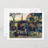 テラスカフェオンモンマルトルビンセントバンゴッホ ポストカード (正面/裏面)