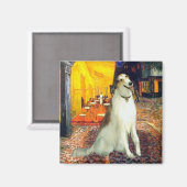 テラスカフェボルゾイ マグネット (正面/裏面)