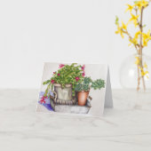 テラステーブル カード (黄色い花)