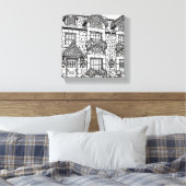 テラスハウス#11 キャンバスプリント (インサイチュ (寝室))