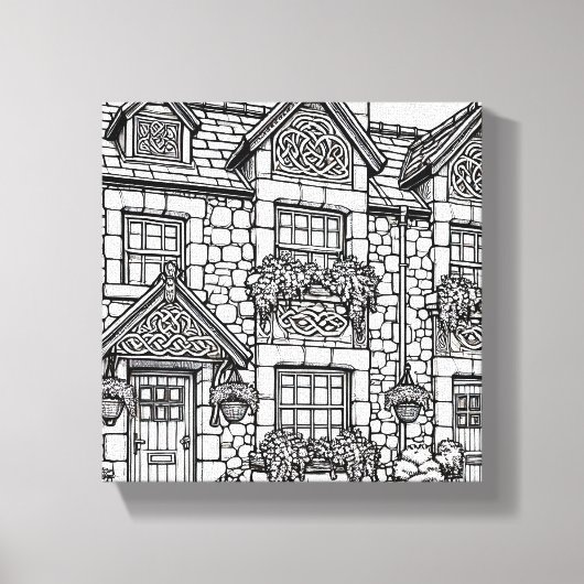 テラスハウス#11 キャンバスプリント (正面)