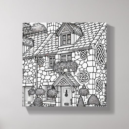 テラスハウス#12 キャンバスプリント (正面)