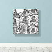 テラスハウス#14 キャンバスプリント (インサイチュ (ウッドフロア))