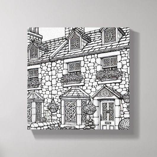 テラスハウス#14 キャンバスプリント (正面)