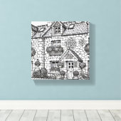 テラスハウス#20 キャンバスプリント (インサイチュ (ウッドフロア))