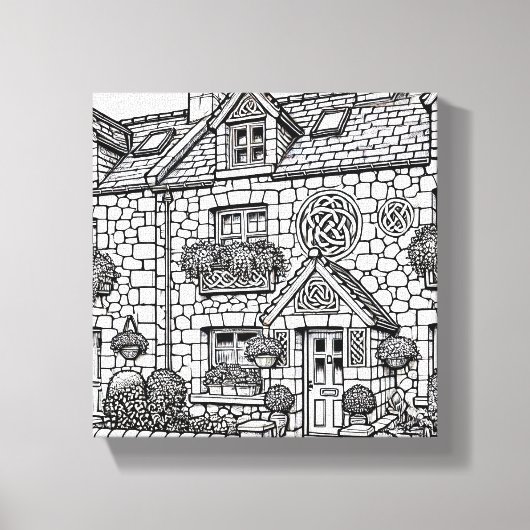 テラスハウス#20 キャンバスプリント (正面)