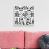 テラスハウス#21 キャンバスプリント (インサイチュ (リビング))