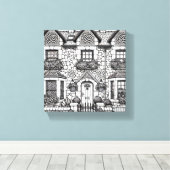 テラスハウス#21 キャンバスプリント (インサイチュ (ウッドフロア))