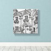 テラスハウス#22 キャンバスプリント (インサイチュ (ウッドフロア))