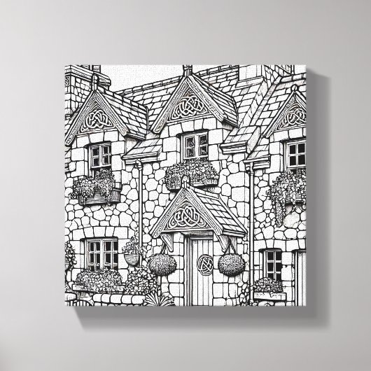 テラスハウス#22 キャンバスプリント (正面)