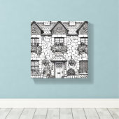 テラスハウス#25 キャンバスプリント (インサイチュ (ウッドフロア))