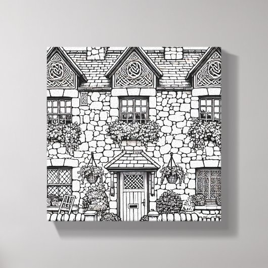 テラスハウス#25 キャンバスプリント (正面)