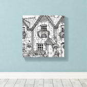 テラスハウス#27 キャンバスプリント (インサイチュ (ウッドフロア))