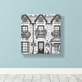 テラスハウス#28 キャンバスプリント (インサイチュ (ウッドフロア))