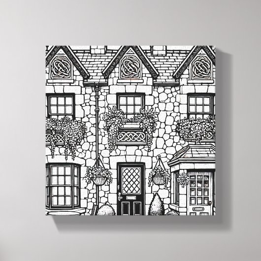 テラスハウス#28 キャンバスプリント (正面)