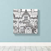 テラスハウス#30 キャンバスプリント (インサイチュ (ウッドフロア))