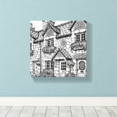 テラスハウス#31 キャンバスプリント (インサイチュ (ウッドフロア))