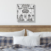 テラスハウス#32 キャンバスプリント (インサイチュ (寝室))