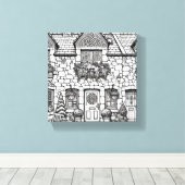 テラスハウス#32 キャンバスプリント (インサイチュ (ウッドフロア))