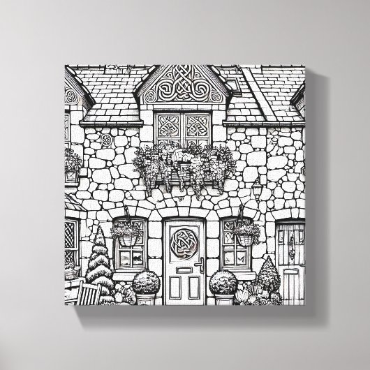 テラスハウス#32 キャンバスプリント (正面)