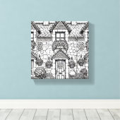 テラスハウス#33 キャンバスプリント (インサイチュ (ウッドフロア))