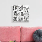 テラスハウス#34 キャンバスプリント (インサイチュ (リビング))