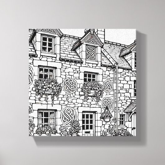 テラスハウス#34 キャンバスプリント (正面)