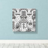 テラスハウス#36 キャンバスプリント (インサイチュ (ウッドフロア))