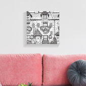 テラスハウス#37 キャンバスプリント (インサイチュ (リビング))