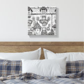 テラスハウス#37 キャンバスプリント (インサイチュ (寝室))