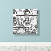 テラスハウス#37 キャンバスプリント (インサイチュ (ウッドフロア))