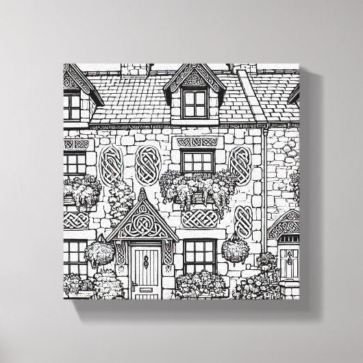 テラスハウス#37 キャンバスプリント (正面)