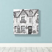 テラスハウス#38 キャンバスプリント (インサイチュ (ウッドフロア))