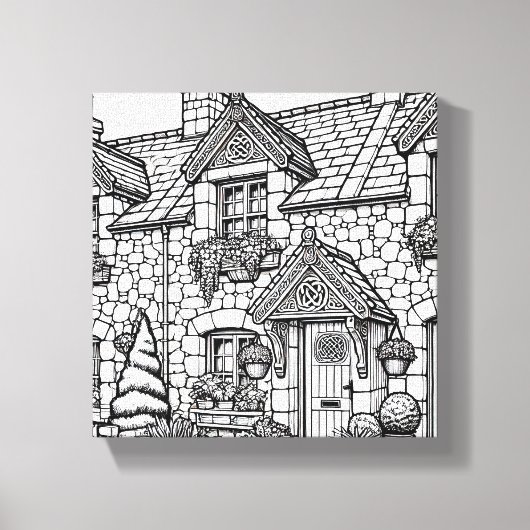 テラスハウス#40 キャンバスプリント (正面)