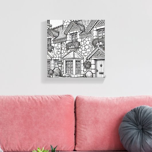 テラスハウス#41 キャンバスプリント (インサイチュ (リビング))