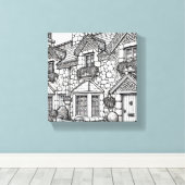 テラスハウス#41 キャンバスプリント (インサイチュ (ウッドフロア))