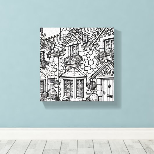 テラスハウス#41 キャンバスプリント (インサイチュ (ウッドフロア))