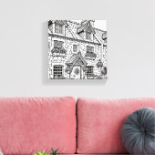 テラスハウス#42 キャンバスプリント (インサイチュ (リビング))