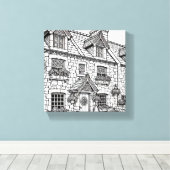 テラスハウス#42 キャンバスプリント (インサイチュ (ウッドフロア))