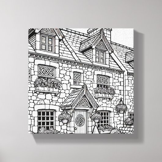 テラスハウス#42 キャンバスプリント (正面)